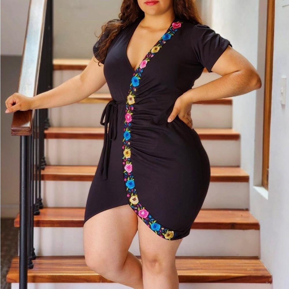 Embroidered dress